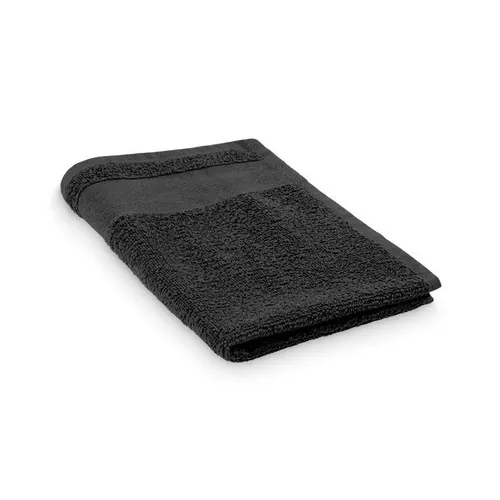 Toalla de rizo 30x50cm personalizable suave y absorbente ref MO2764 - Negro