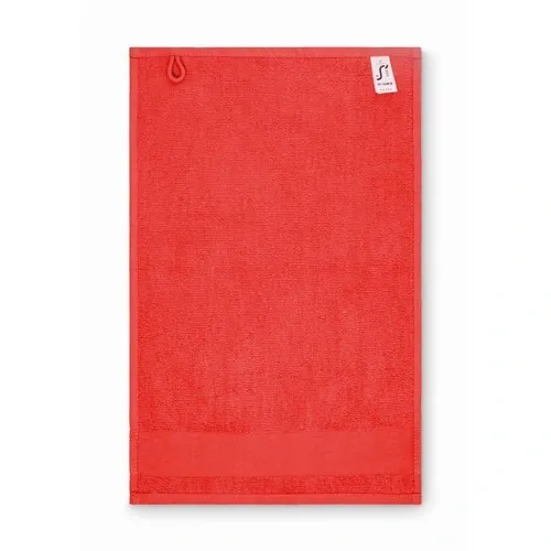 Toalla de rizo 30x50cm personalizable suave y absorbente ref MO2764 - Side Rojo