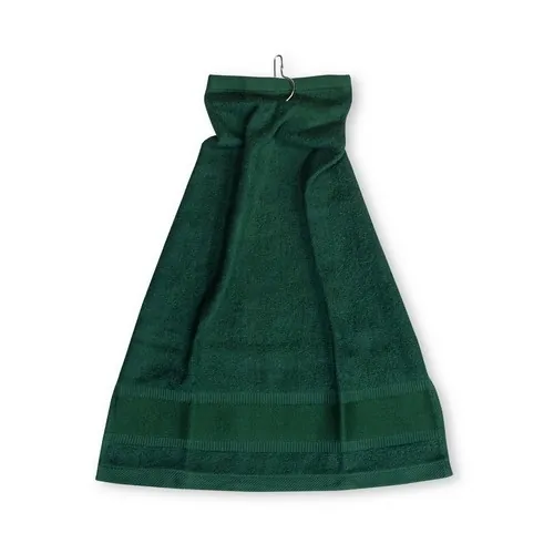 Toalla multifuncional de algodón con agarrador metálico ref 99964 - Verde Oscuro 02