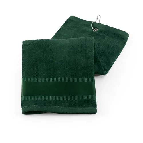 Toalla multifuncional de algodón con agarrador metálico ref 99964 - Verde Oscuro
