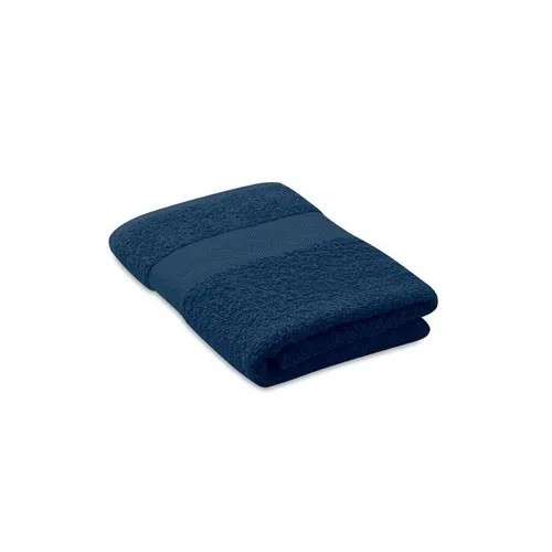 Toalla de rizo de algodón orgánico suave y absorbente ref MO2258 - Azul