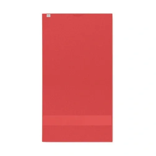 Toalla de rizo de algodón orgánico suave y absorbente ref MO2258 - Back Rojo