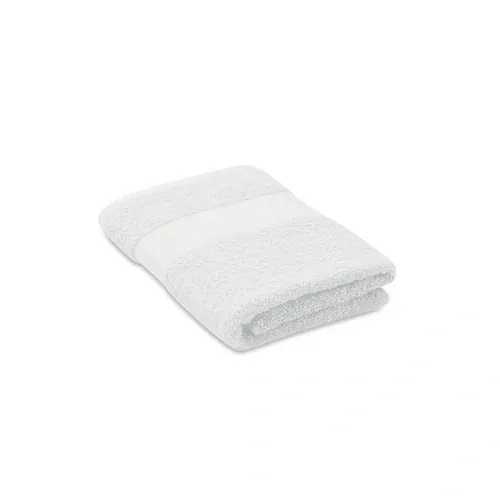 Toalla de rizo de algodón orgánico suave y absorbente ref MO2258 - Blanco