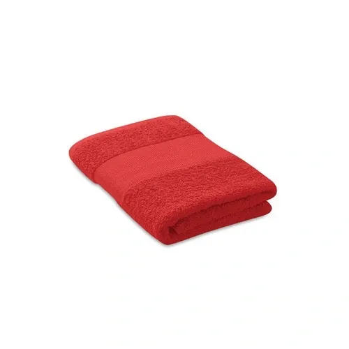 Toalla de rizo de algodón orgánico suave y absorbente ref MO2258 - Front Rojo