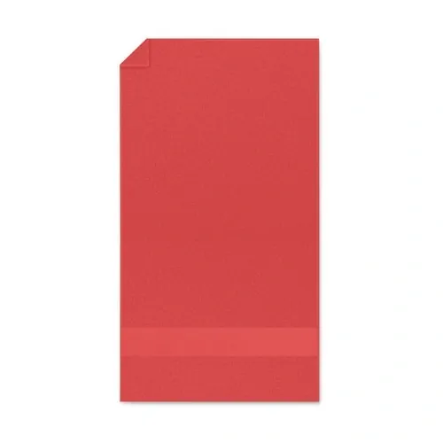 Toalla de rizo de algodón orgánico suave y absorbente ref MO2258 - Open Rojo