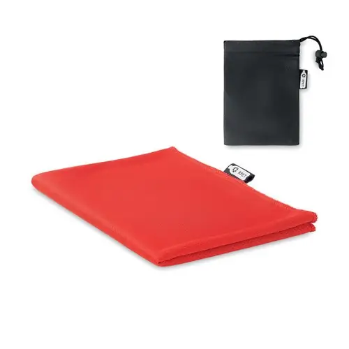 Toalla deportiva RPET alta absorción de agua ref MO9918 - Rojo