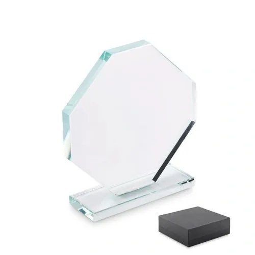 Trofeo de cristal en caja de regalo ref MO2135 - Front Transparente