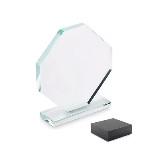 Trofeo de cristal en caja de regalo ref MO2135 - Transparente