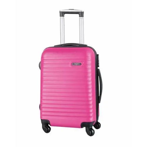 Trolley Alexluca rígido con 4 ruedas giratorias ref 7087 - Fucsia