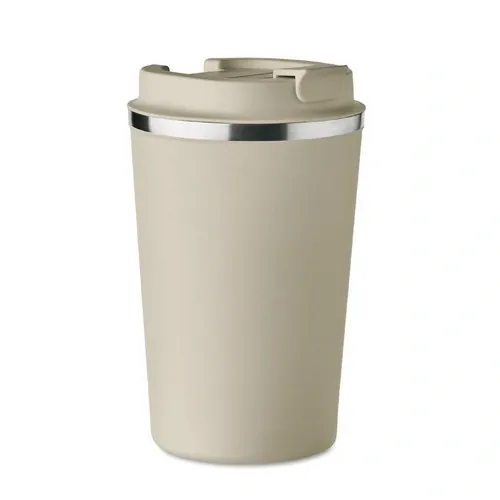 Vaso de acero inoxidable doble pared sin fugas 350 ml ref MO6276 - Beig