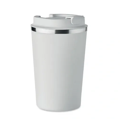 Vaso de acero inoxidable doble pared sin fugas 350 ml ref MO6276 - Blanco