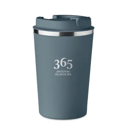 Vaso de acero inoxidable doble pared sin fugas 350 ml ref MO6276 - Printed Petroleo