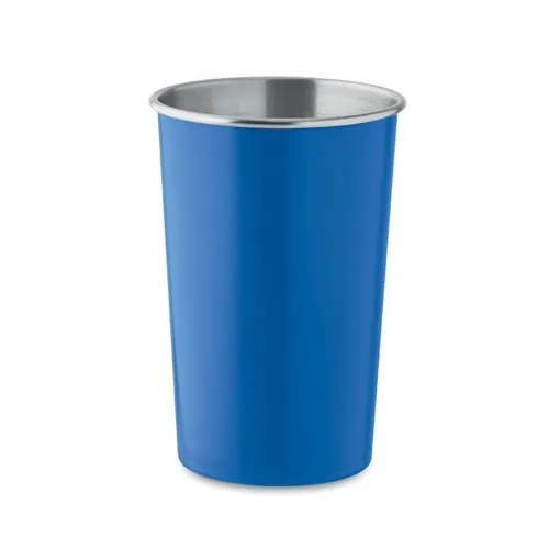 Vaso reutilizable de acero inoxidable reciclado 350 ml ref MO2063 - Azul Royal
