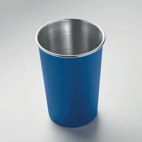 Vaso reutilizable de acero inoxidable reciclado 350 ml ref MO2063 - Item Detail Picture Azul Royal