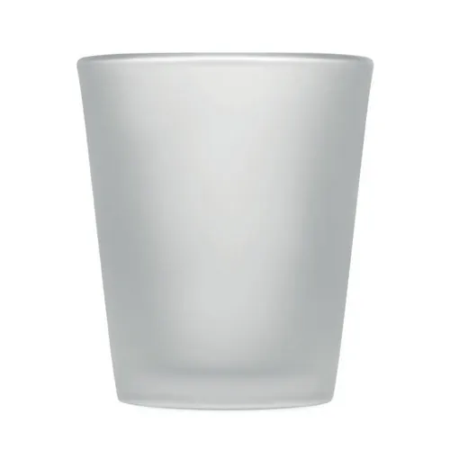 Vaso de chupito reutilizable con revestimiento para sublimar ref MO6920 - Back Blanco Transparente