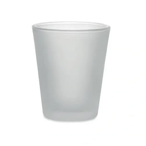 Vaso de chupito reutilizable con revestimiento para sublimar ref MO6920 - Blanco Transparente