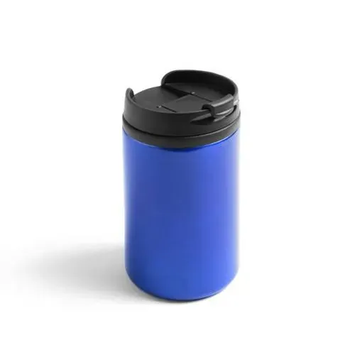 Vaso de acero inox 290ml con tapa dosificadora ref 4880 - Azul