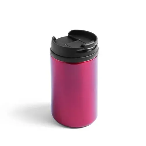 Vaso de acero inox 290ml con tapa dosificadora ref 4880 - Rojo