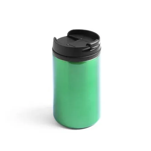 Vaso de acero inox 290ml con tapa dosificadora ref 4880 - Verde