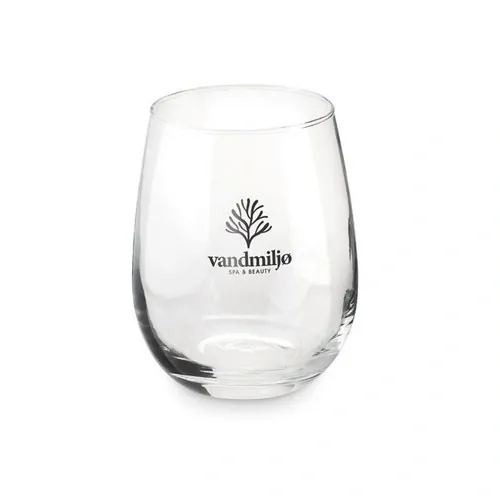 Vaso de cristal reutilizable en caja de regalo ref MO6158 - Printed Transparente