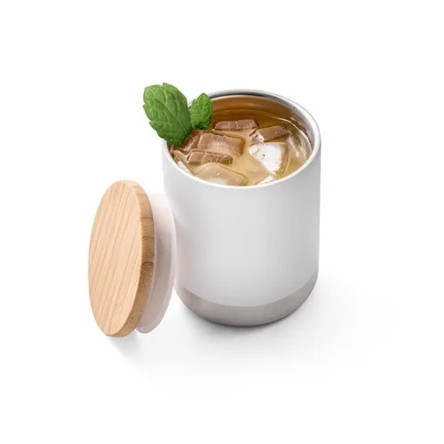 Vaso de acero inoxidable con aislamiento al vacío ref 94661 - Blanco 02