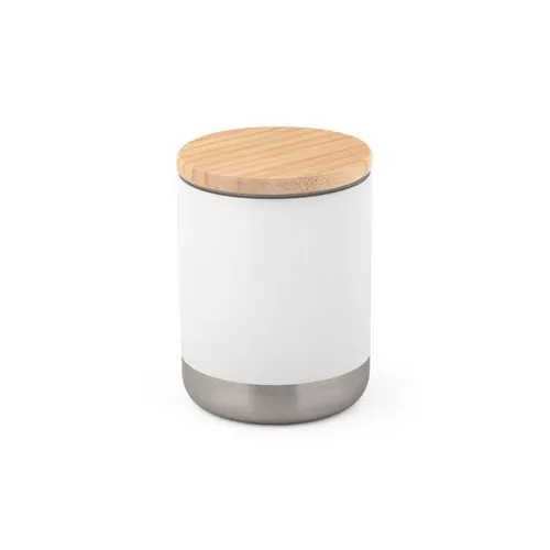 Vaso de acero inoxidable con aislamiento al vacío ref 94661 - Blanco