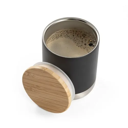 Vaso de acero inoxidable con aislamiento al vacío ref 94661 - Negro 03