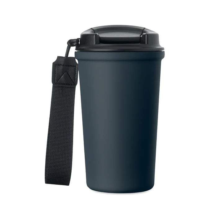 Vaso de acero reciclado 400 ml Nakano personalizable ref mo3156 - French Marino Abierta