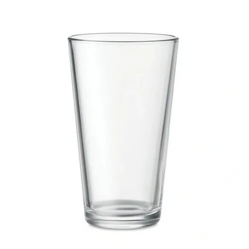 Vaso de cristal reutilizable 300 ml ref MO6429 - Front Transparente