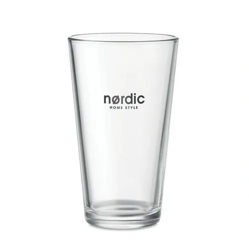 Vaso de cristal reutilizable 300 ml ref MO6429 - Printed Transparente