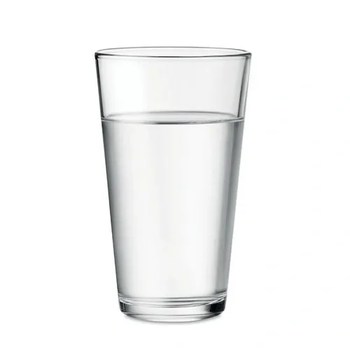 Vaso de cristal reutilizable 300 ml ref MO6429 - Side Transparente