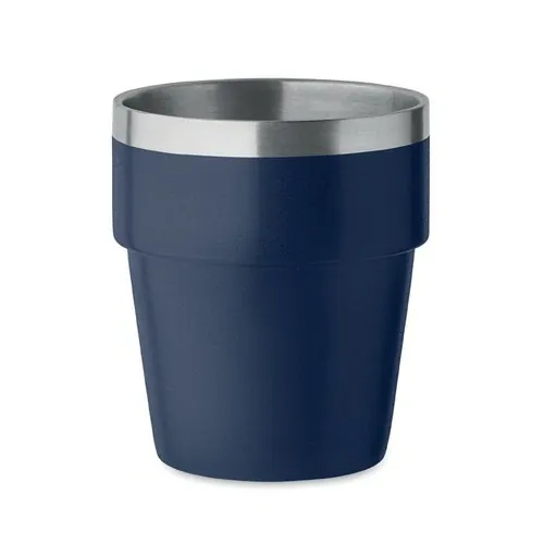 Vaso apilable de acero inoxidable reciclado 250 ml ref MO2323 - French Marino