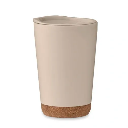 Vaso doble pared con cierre deslizante ref MO2446 - Beig