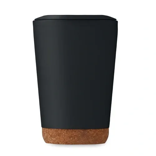 Vaso doble pared con cierre deslizante ref MO2446 - Negro 1