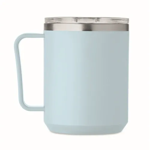 Vaso de doble pared 400 ml personalizable y reciclable ref MO2900 - 01 Azul