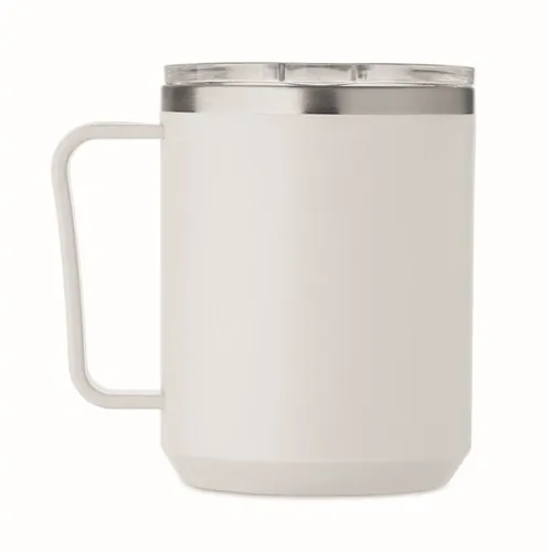 Vaso de doble pared 400 ml personalizable y reciclable ref MO2900 - 01 Blanco