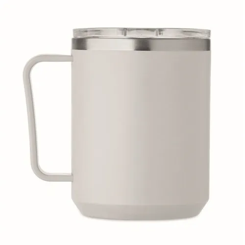 Vaso de doble pared 400 ml personalizable y reciclable ref MO2900 - 01 Gris