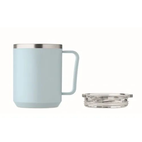 Vaso de doble pared 400 ml personalizable y reciclable ref MO2900 - 02 Azul
