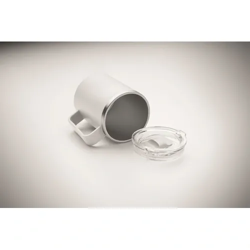 Vaso de doble pared 400 ml personalizable y reciclable ref MO2900 - 05 Blanco