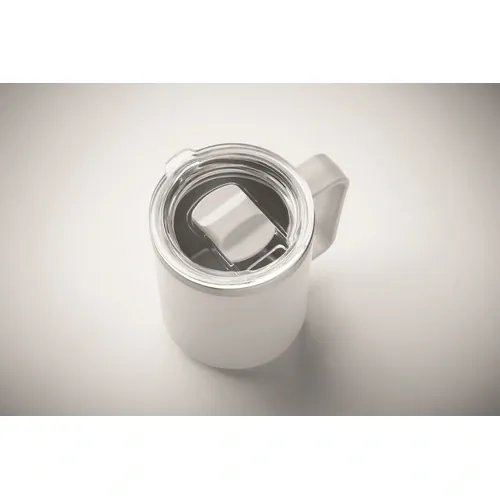 Vaso de doble pared 400 ml personalizable y reciclable ref MO2900 - 07 Blanco