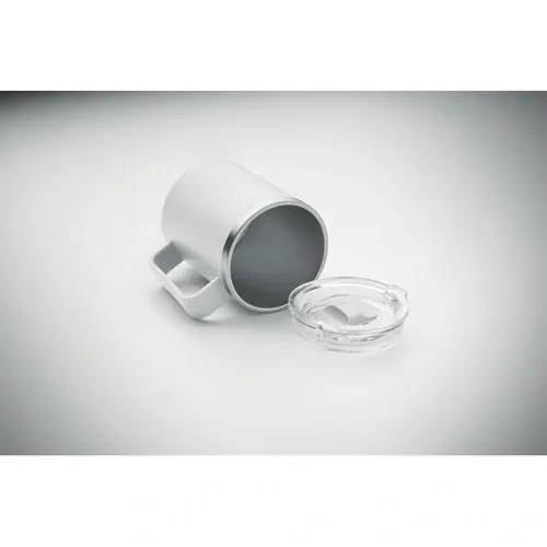 Vaso de doble pared 400 ml personalizable y reciclable ref MO2900 - Blanco 5