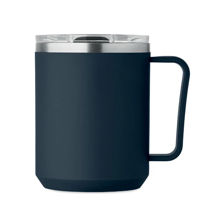 Vaso de doble pared 400 ml personalizable y reciclable ref MO2900 - French Marino Abierta