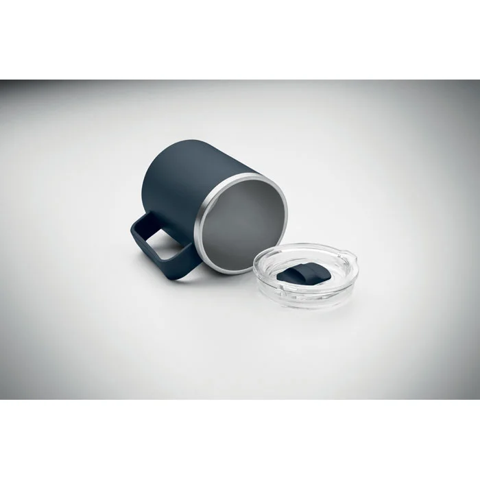 Vaso de doble pared 400 ml personalizable y reciclable ref MO2900 - French Marino Side