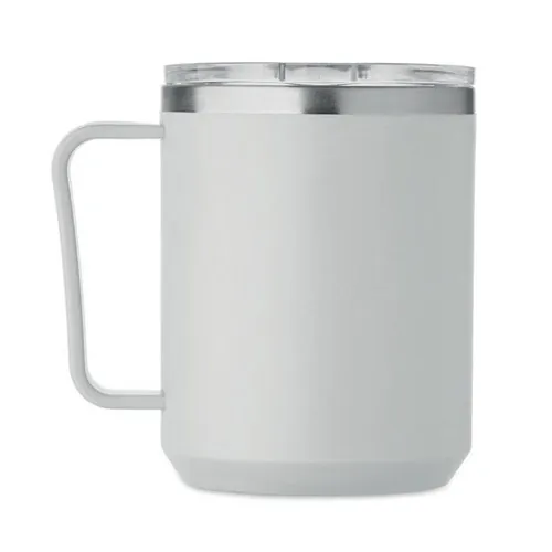 Vaso de doble pared 400 ml personalizable y reciclable ref MO2900 - Gris 1