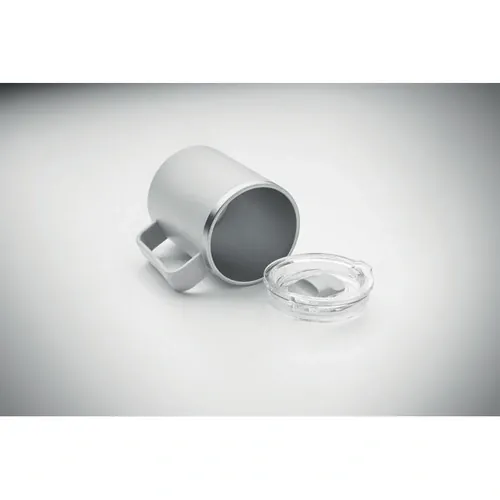 Vaso de doble pared 400 ml personalizable y reciclable ref MO2900 - Gris 5