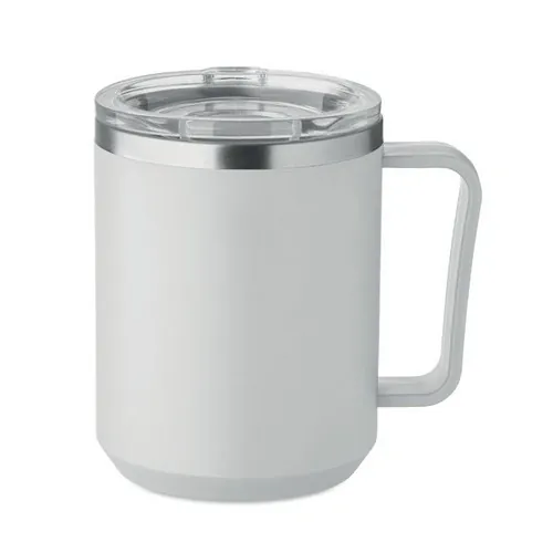Vaso de doble pared 400 ml personalizable y reciclable ref MO2900 - Gris