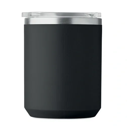 Vaso de doble pared 400 ml personalizable y reciclable ref MO2900 - Negro Item Detail Picture