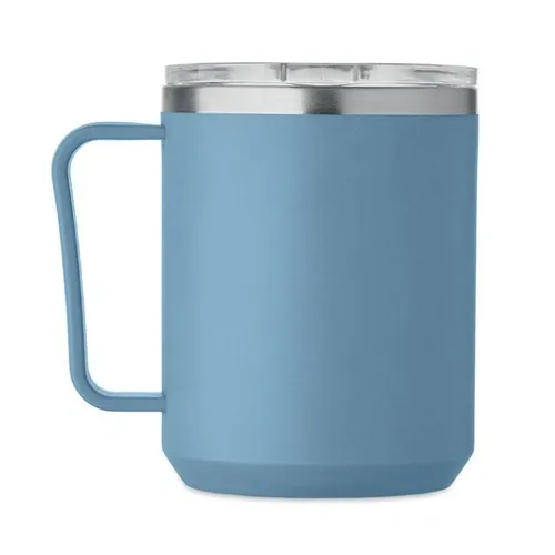 Vaso de doble pared 400 ml personalizable y reciclable ref MO2900 - Petroleo 1