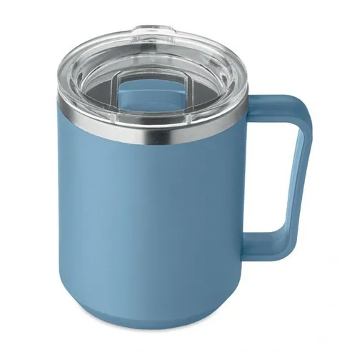 Vaso de doble pared 400 ml personalizable y reciclable ref MO2900 - Petroleo Back