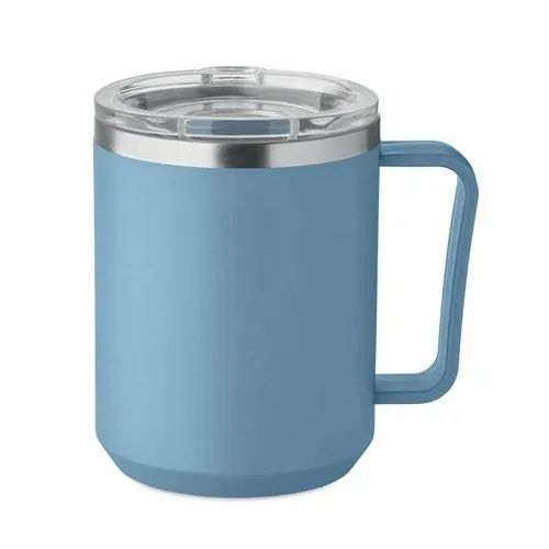 Vaso de doble pared 400 ml personalizable y reciclable ref MO2900 - Petroleo